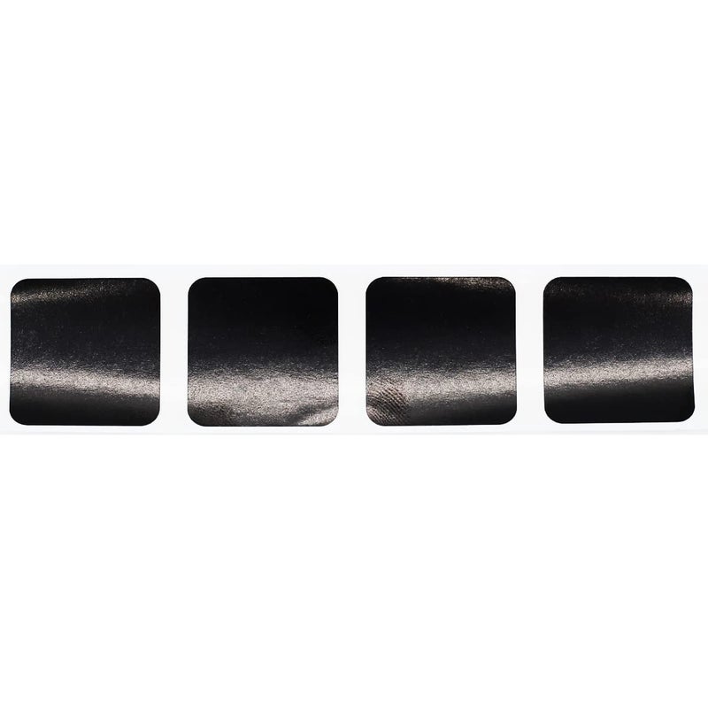 InStockLabels.com Black Square Color Coding Labels â€“ 1 Inch Semi-Gloss Adhesive Stickers, 500 Total Labels Per Roll for Inventory Management, Organization, and Retail Use â€“ Made in The USA - Image 2